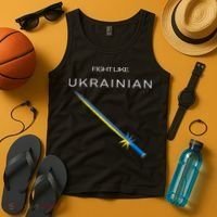 Ukrainian Sword Fight Like Ukrainian Fight Like Ukraine Tank Top thumb 4