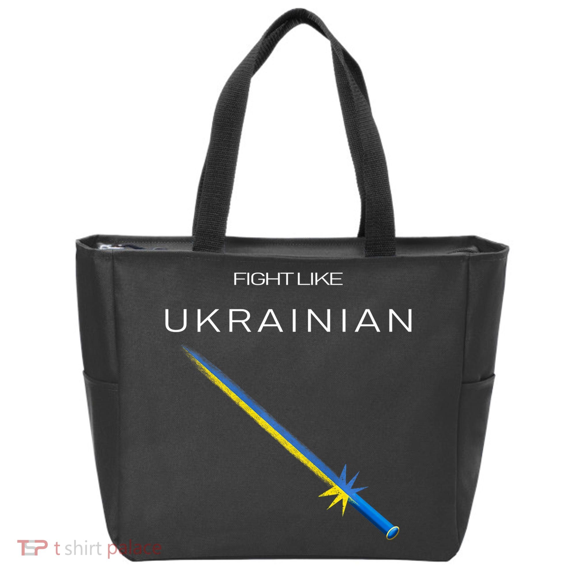 Ukrainian Sword Fight Like Ukrainian Fight Like Ukraine Tote Bag