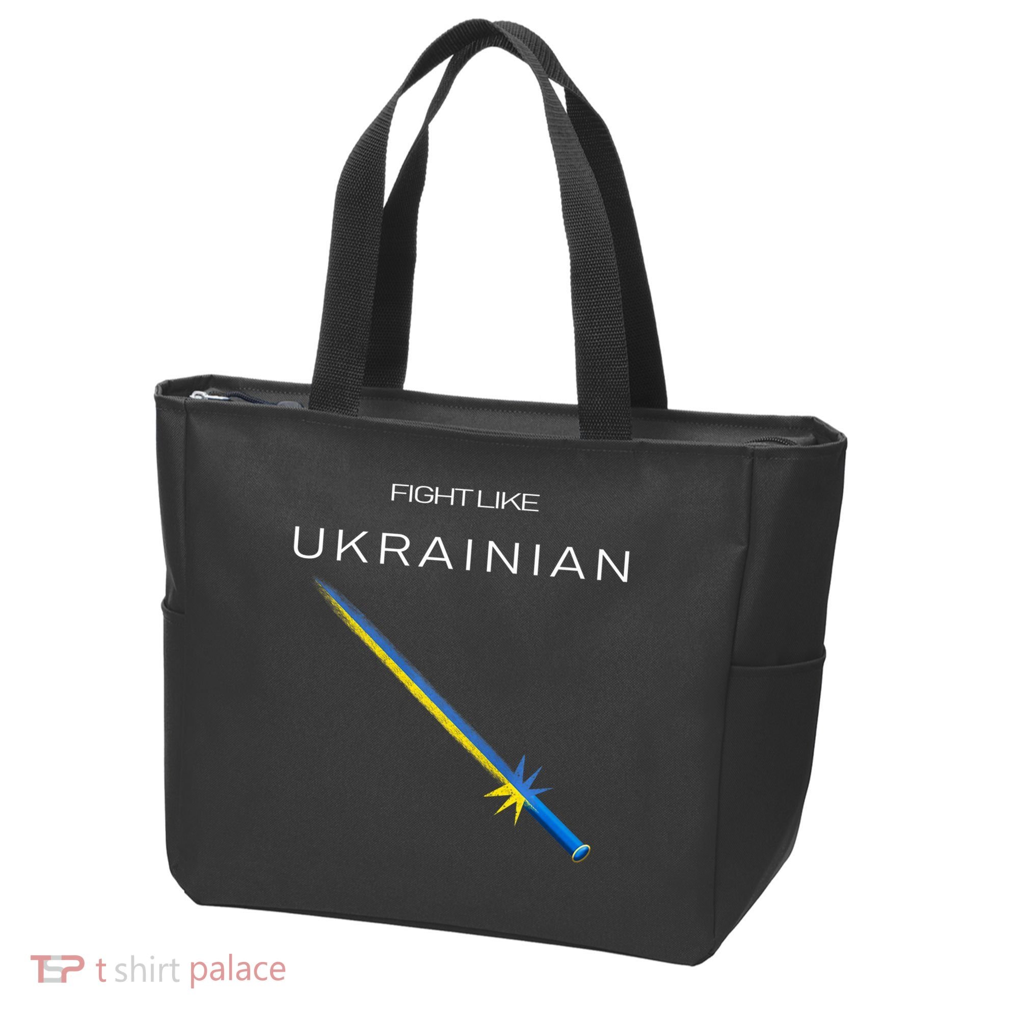 Ukrainian Sword Fight Like Ukrainian Fight Like Ukraine Tote Bag