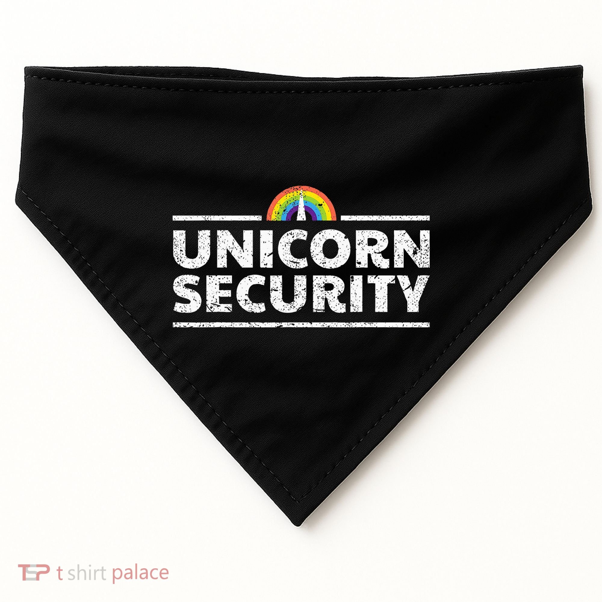 Unicorn Security Funny Cute Police Halloween Costume USA-Made Doggie Bandana