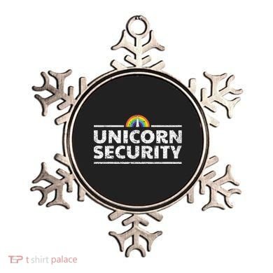Unicorn Security Funny Cute Police Halloween Costume Ornament