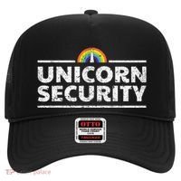 Unicorn Security Funny Cute Police Halloween Costume Hat thumb 0