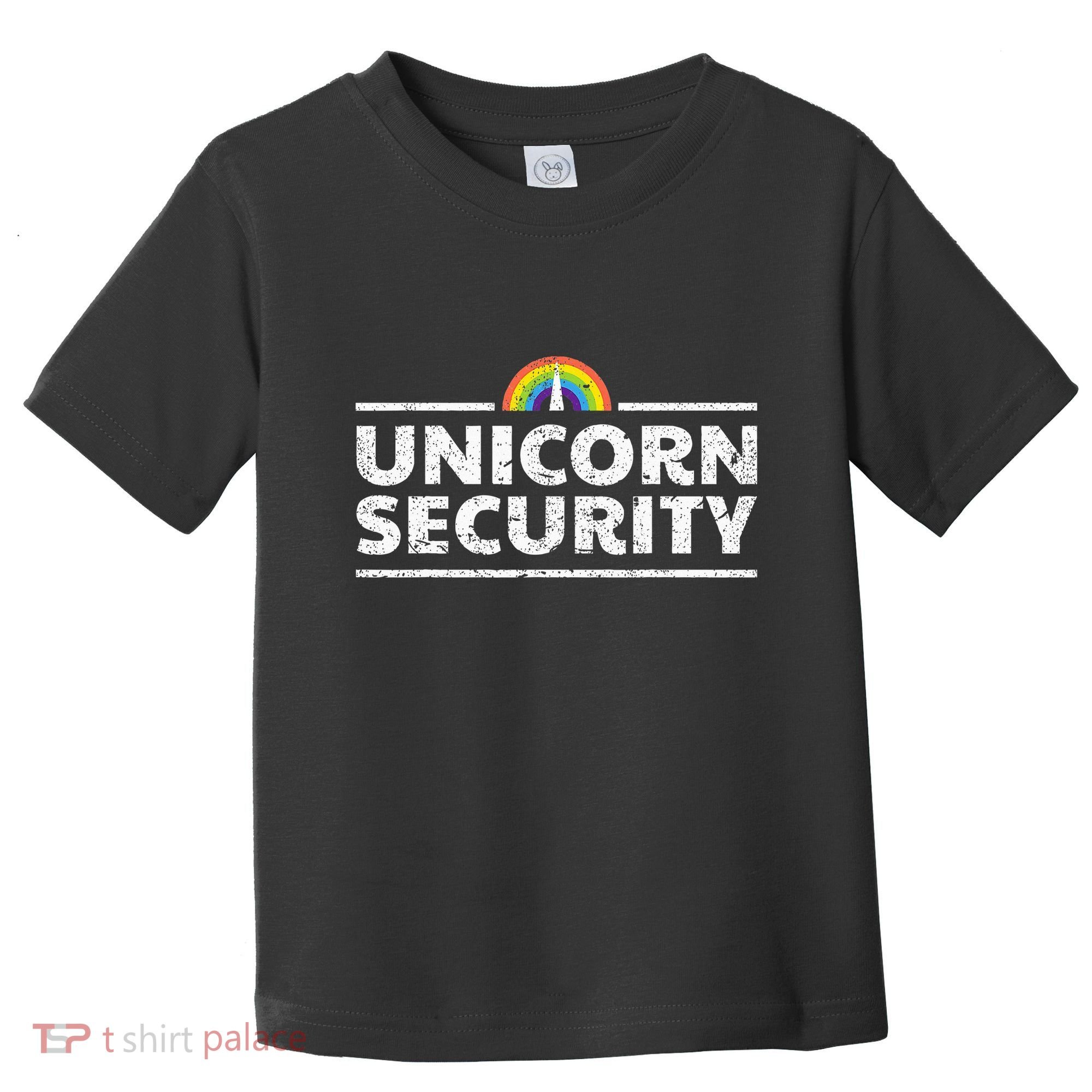 Unicorn Security Funny Cute Police Halloween Costume Toddler T-Shirt