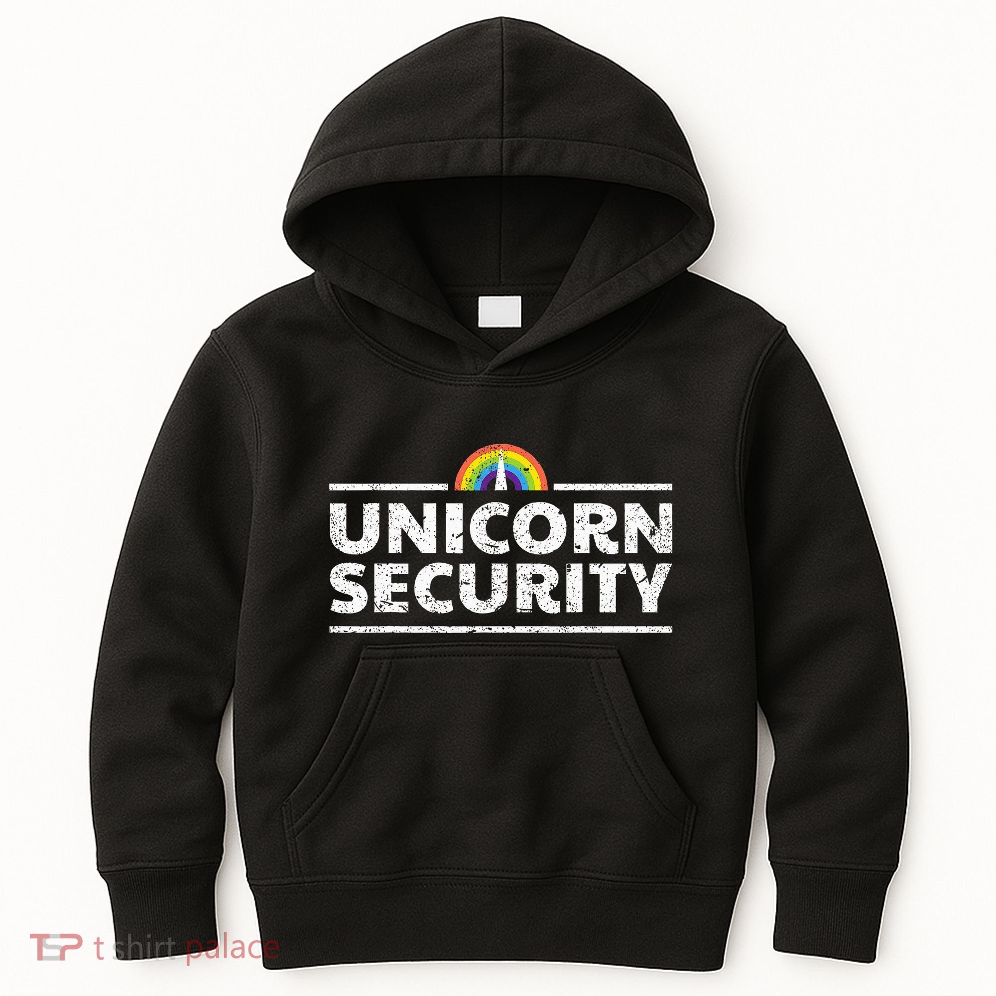 Unicorn Security Funny Cute Police Halloween Costume Kids Hoodie