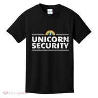 Unicorn Security Funny Cute Police Halloween Costume Kids T-Shirt thumb 0
