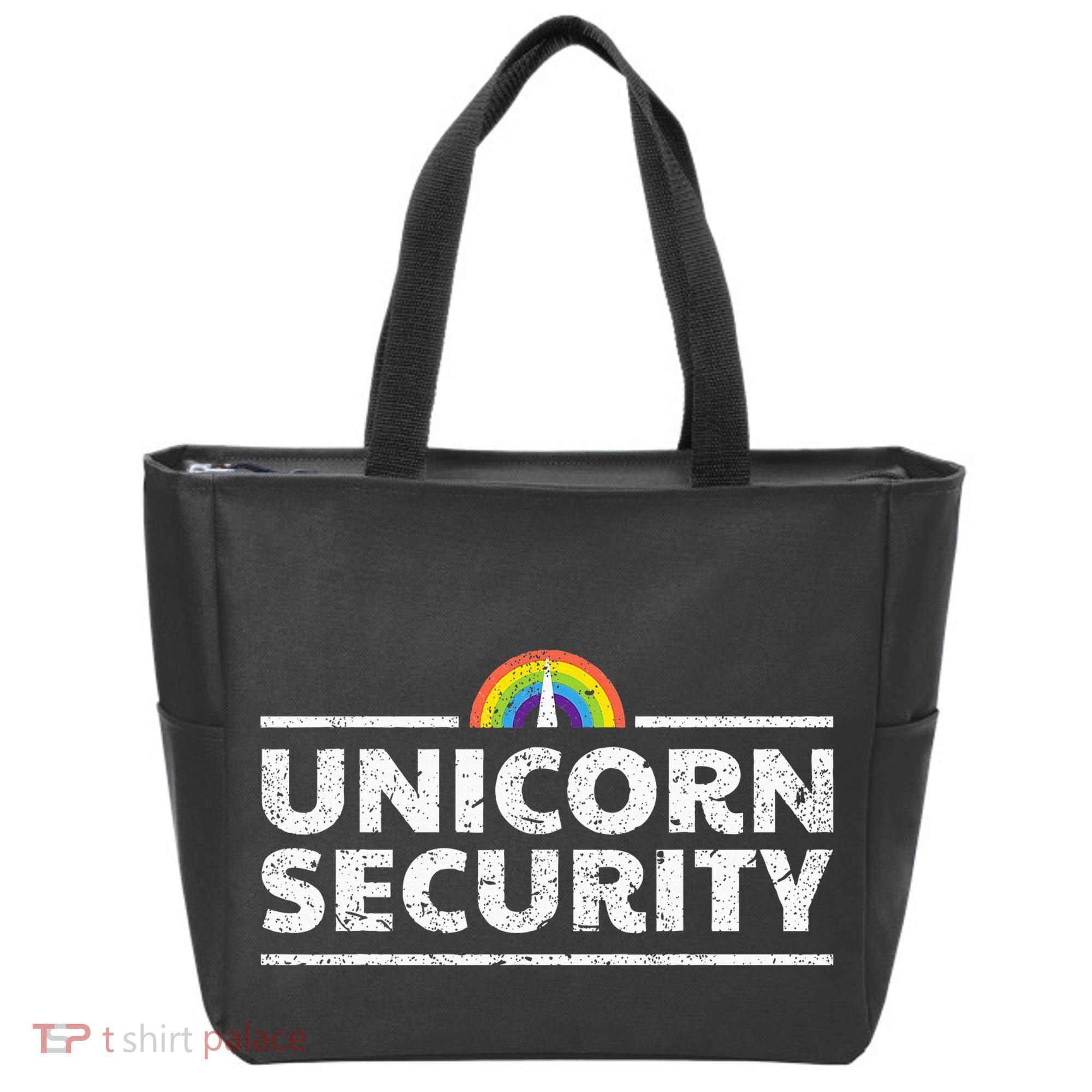 Unicorn Security Funny Cute Police Halloween Costume Tote Bag