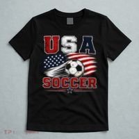USA Soccer Fan Gear American Flag T-Shirt thumb 5