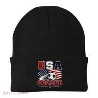USA Soccer Fan Gear American Flag Beanie thumb 0