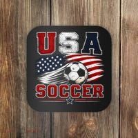USA Soccer Fan Gear American Flag Coaster thumb 0