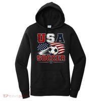 USA Soccer Fan Gear American Flag Women's Hoodie thumb 0