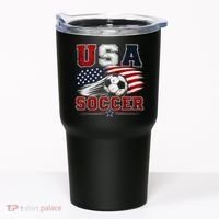 USA Soccer Fan Gear American Flag Tumbler thumb 0
