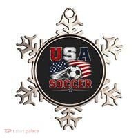 USA Soccer Fan Gear American Flag Ornament thumb 0