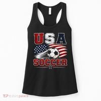 USA Soccer Fan Gear American Flag Women's Tank Top thumb 0