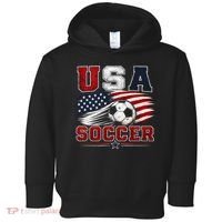 USA Soccer Fan Gear American Flag Toddler Hoodie thumb 0