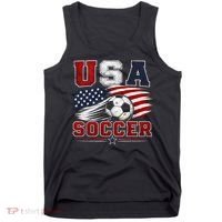 USA Soccer Fan Gear American Flag Tank Top thumb 0