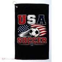 USA Soccer Fan Gear American Flag Golf Towel thumb 0