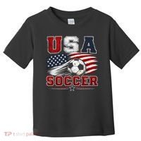 USA Soccer Fan Gear American Flag Toddler T-Shirt thumb 0