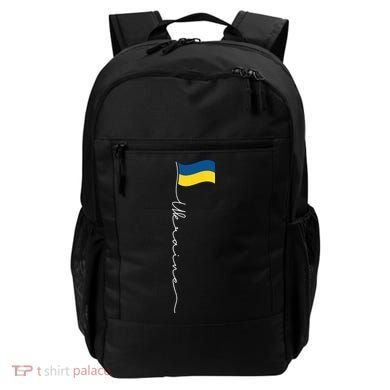 Ukraine Signature Flag Pole Backpack