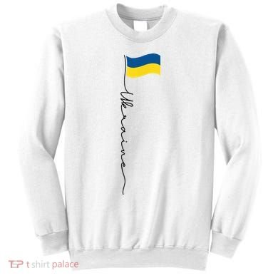 Ukraine Signature Flag Pole Sweatshirt