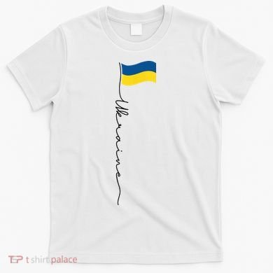 Ukraine Signature Flag Pole T-Shirt