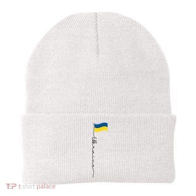 Ukraine Signature Flag Pole Beanie