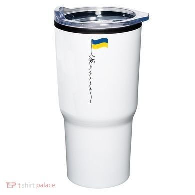 Ukraine Signature Flag Pole Tumbler