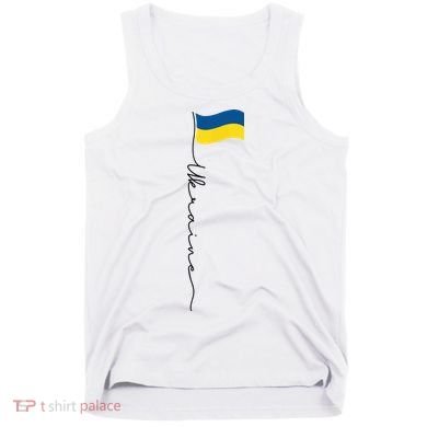 Ukraine Signature Flag Pole Tank Top