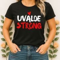 Uvalde Strong Gun Control Uvalde Texas Women's T-Shirt thumb 2