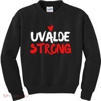 Uvalde Strong Gun Control Uvalde Texas Kids Sweatshirt thumb 0