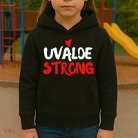 Uvalde Strong Gun Control Uvalde Texas Kids Hoodie thumb 3
