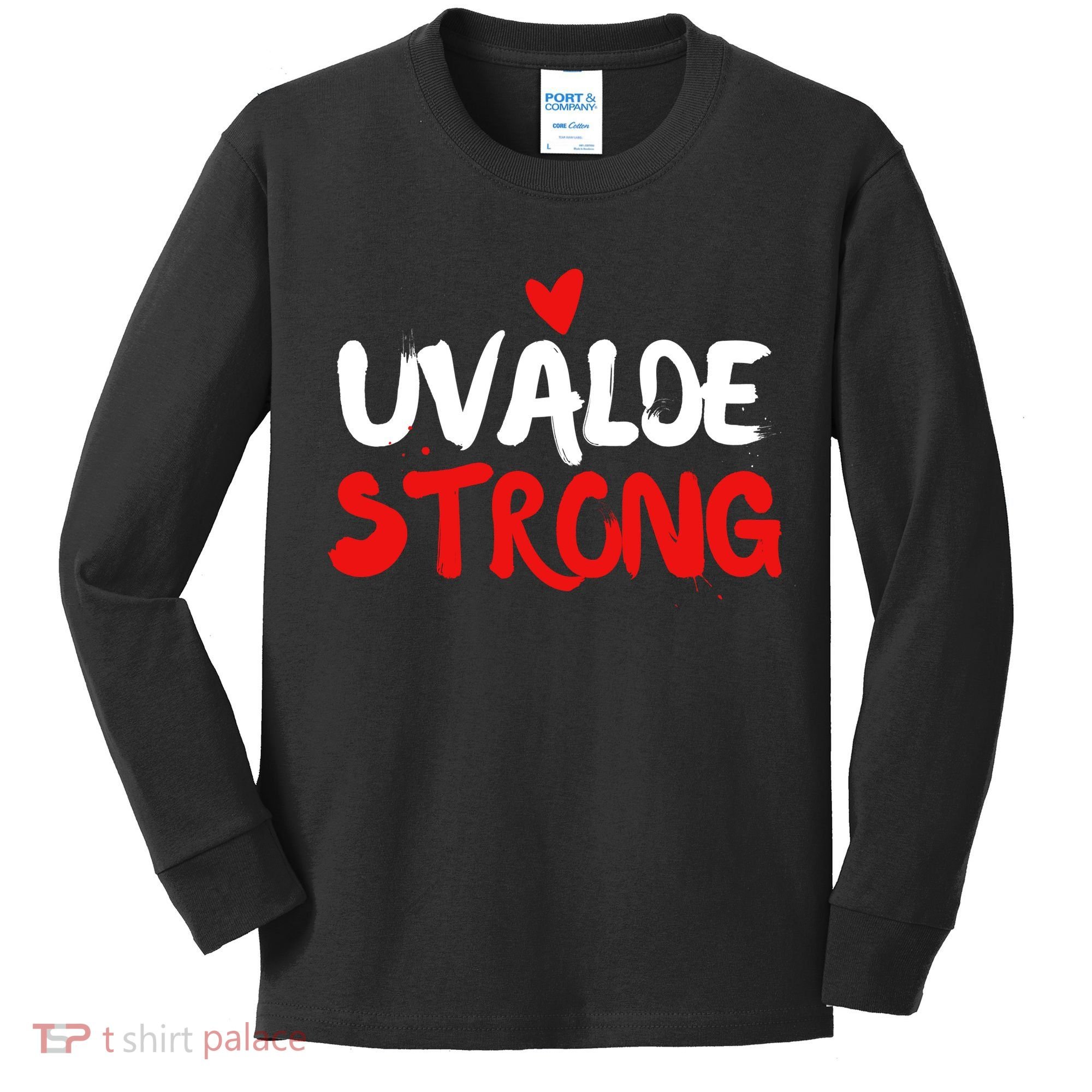 Uvalde Strong Gun Control Uvalde Texas Kids Long Sleeve Shirt