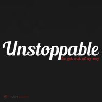 Unstoppable So get out of my way Inspirational Backpack thumb 2