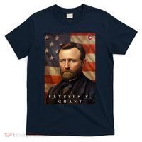 Ulysses S. Grant 18th President Of The United States Portrait T-Shirt thumb 0