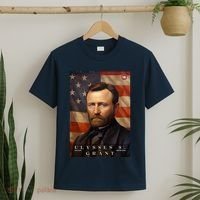 Ulysses S. Grant 18th President Of The United States Portrait T-Shirt thumb 2