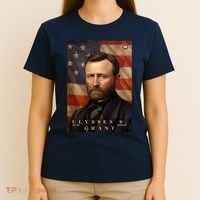 Ulysses S. Grant 18th President Of The United States Portrait T-Shirt thumb 4