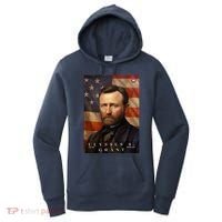 Ulysses S. Grant 18th President Of The United States Portrait Women's Hoodie thumb 0