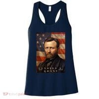 Ulysses S. Grant 18th President Of The United States Portrait Women's Tank Top thumb 0