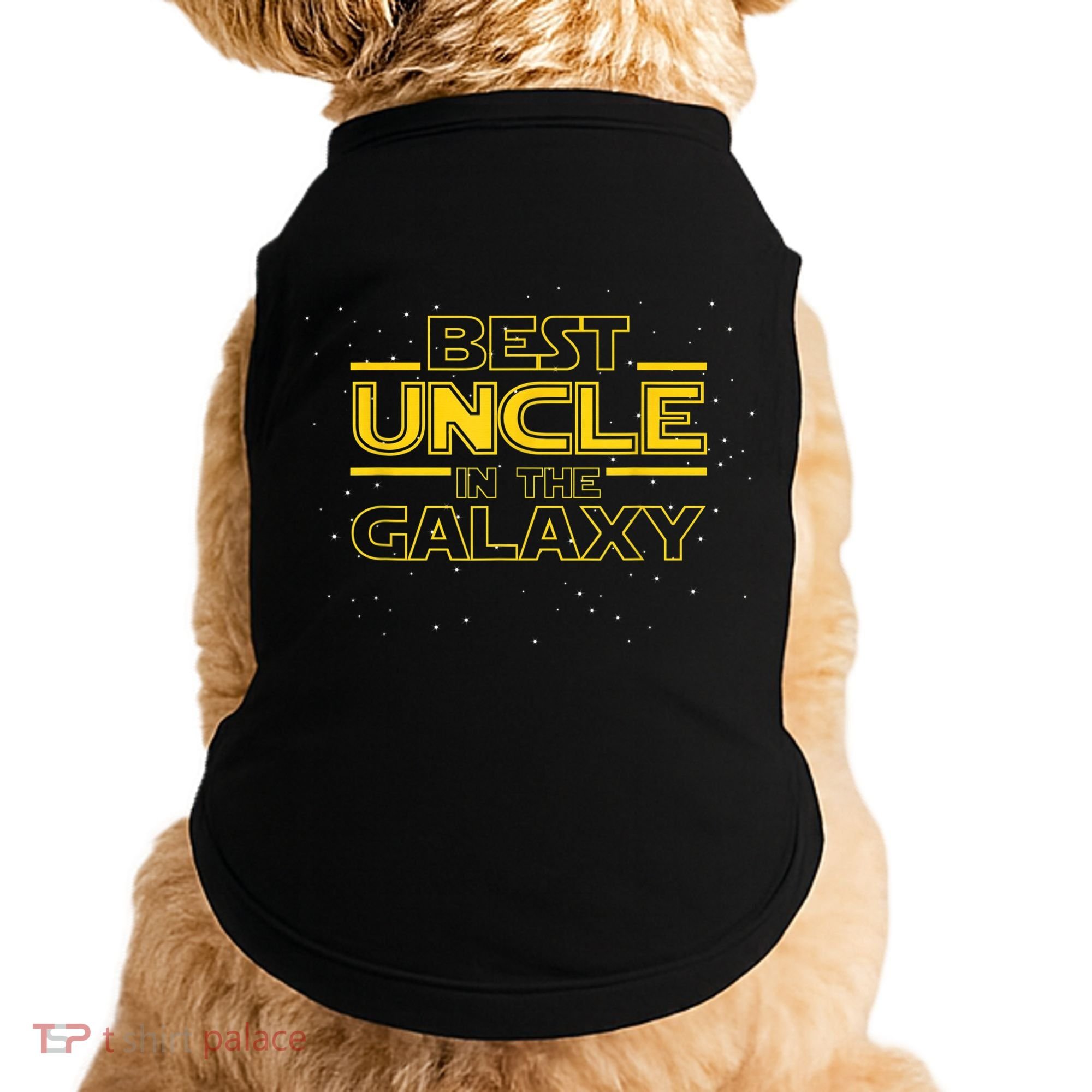 Uncle Shirt Gift for New Uncle, Best Uncle in the Galaxy Doggie Tank