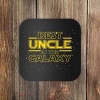 Uncle Shirt Gift for New Uncle, Best Uncle in the Galaxy Coaster thumb 0