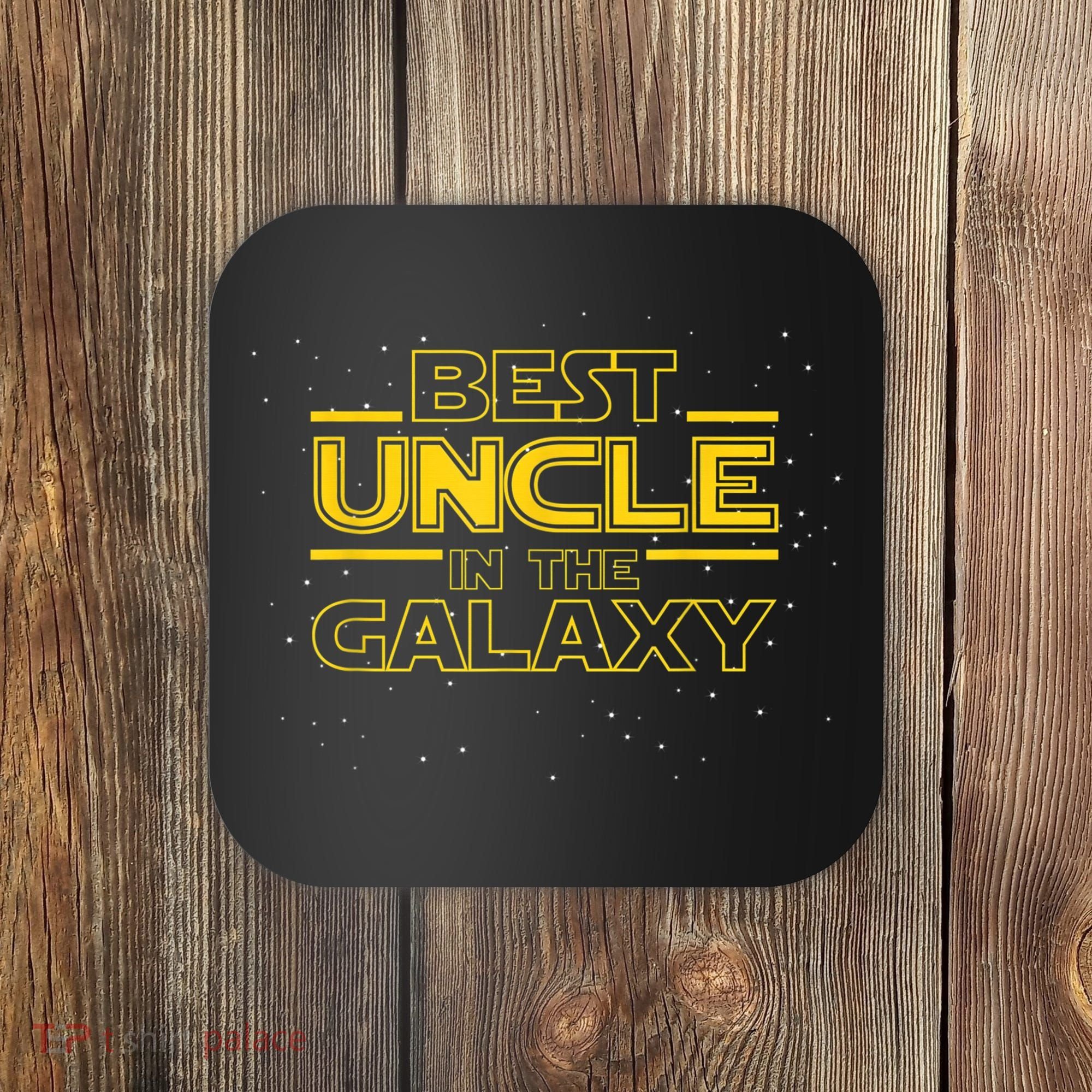 Uncle Shirt Gift for New Uncle, Best Uncle in the Galaxy Coaster