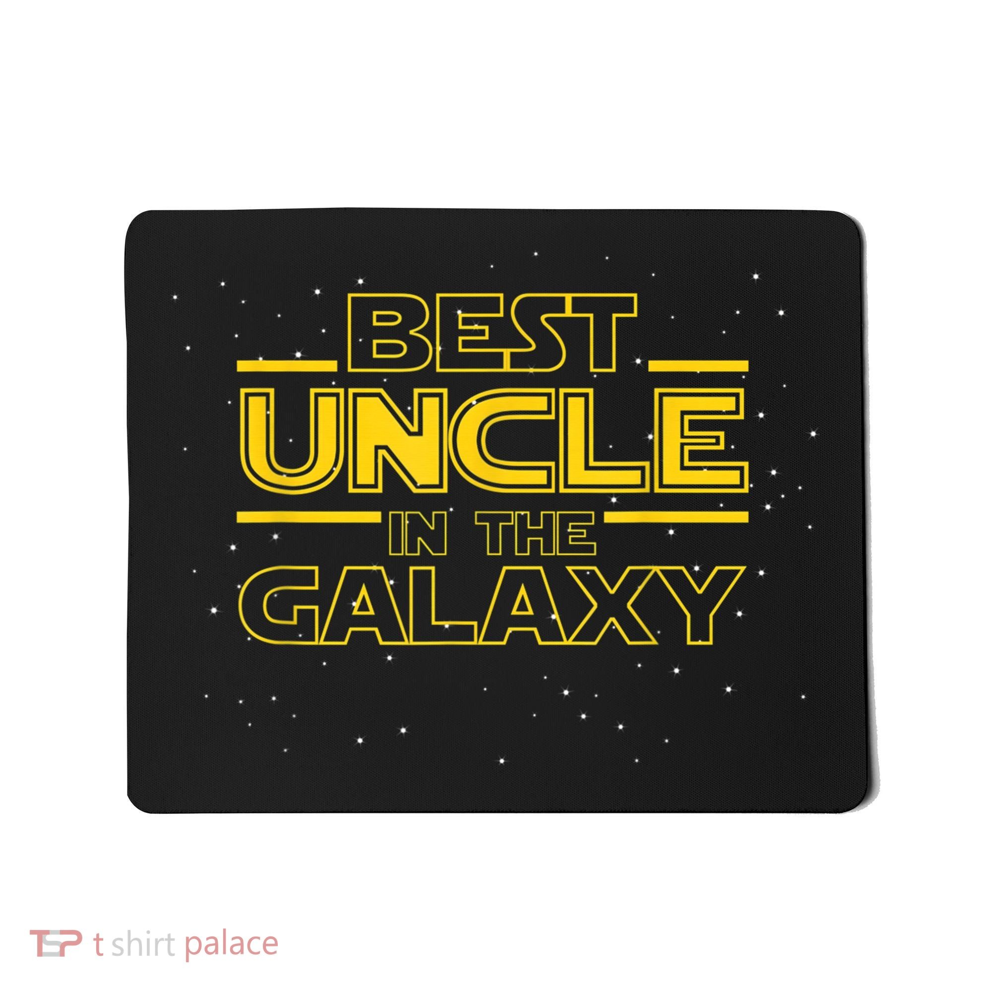 Uncle Shirt Gift for New Uncle, Best Uncle in the Galaxy Mousepad
