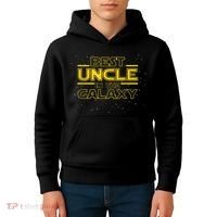 Uncle Shirt Gift for New Uncle, Best Uncle in the Galaxy Kids Hoodie thumb 4