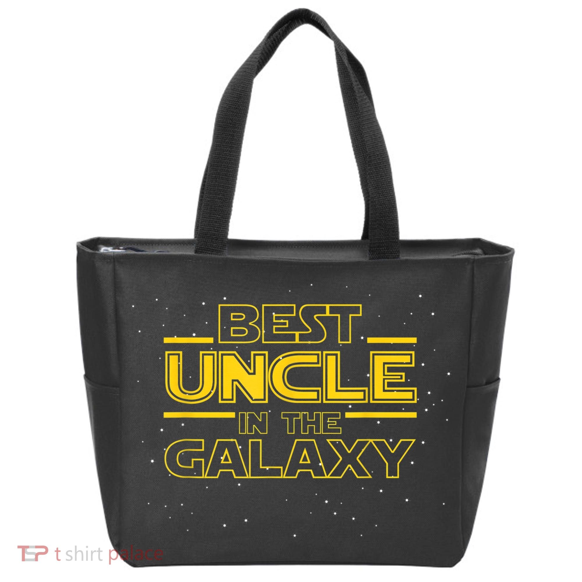 Uncle Shirt Gift for New Uncle, Best Uncle in the Galaxy Tote Bag