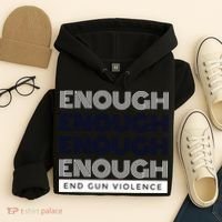 Uvalde Stop Gun Violence Enough End Gun Violence Hoodie thumb 4