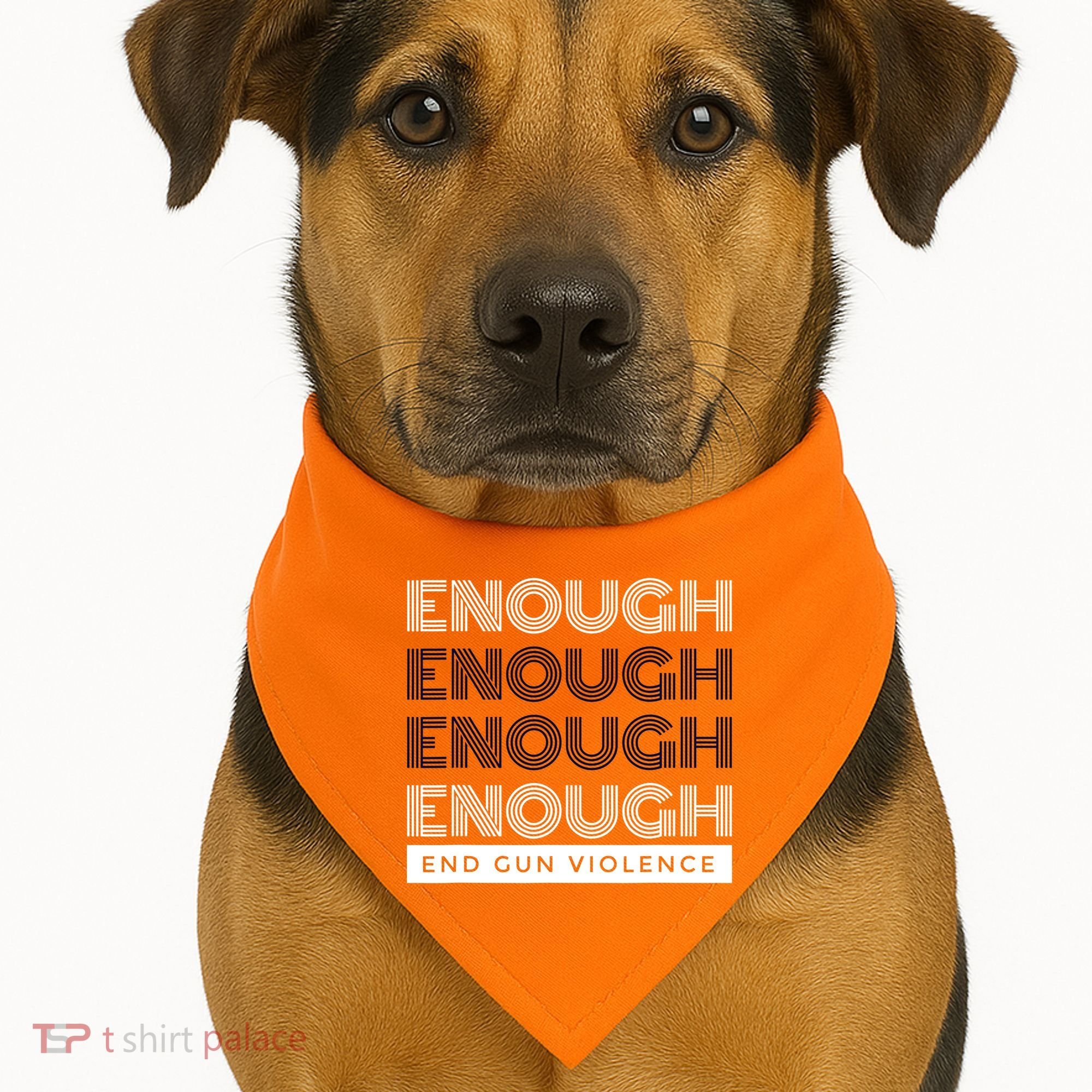 Uvalde Stop Gun Violence Enough End Gun Violence USA-Made Doggie Bandana