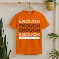 Uvalde Stop Gun Violence Enough End Gun Violence T-Shirt thumb 2