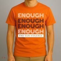 Uvalde Stop Gun Violence Enough End Gun Violence T-Shirt thumb 3