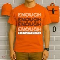 Uvalde Stop Gun Violence Enough End Gun Violence T-Shirt thumb 6