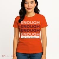 Uvalde Stop Gun Violence Enough End Gun Violence Women's T-Shirt thumb 4