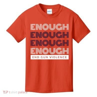 Uvalde Stop Gun Violence Enough End Gun Violence Kids T-Shirt